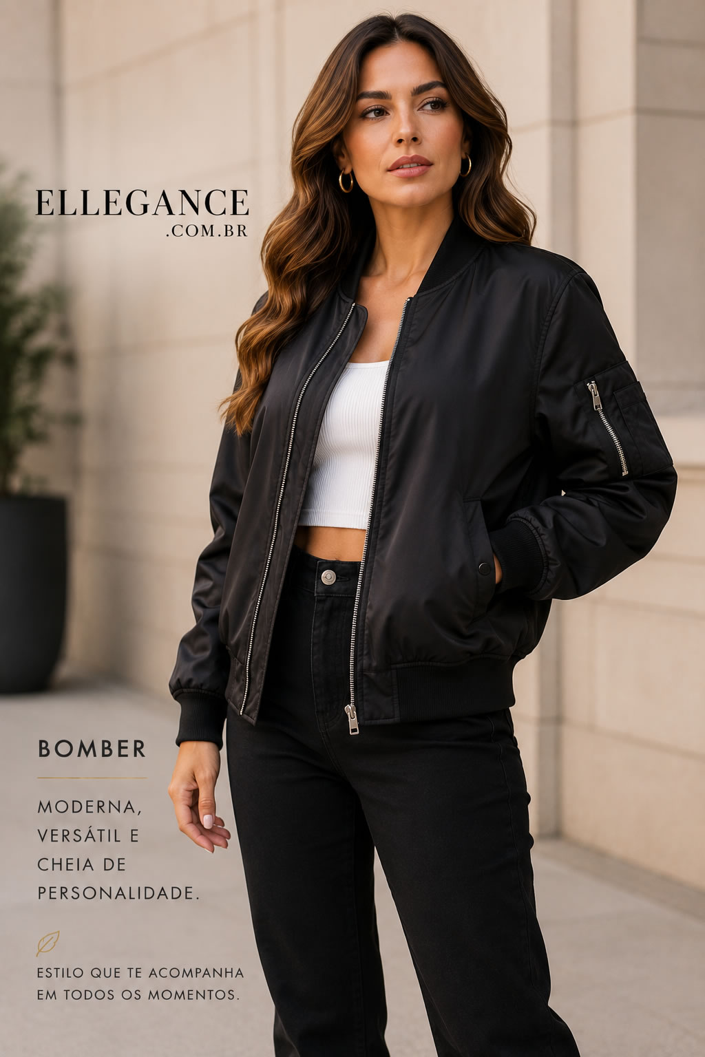 Bomber feminina