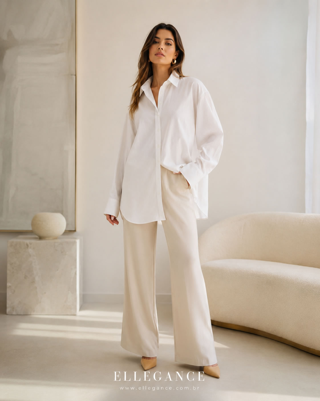 Camisa oversized feminina
